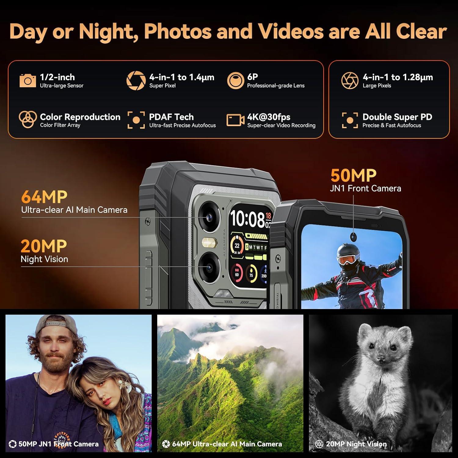 Smartphone Resistente Blackview XPLORE 1 5G 36GB+256GB 20000mAh