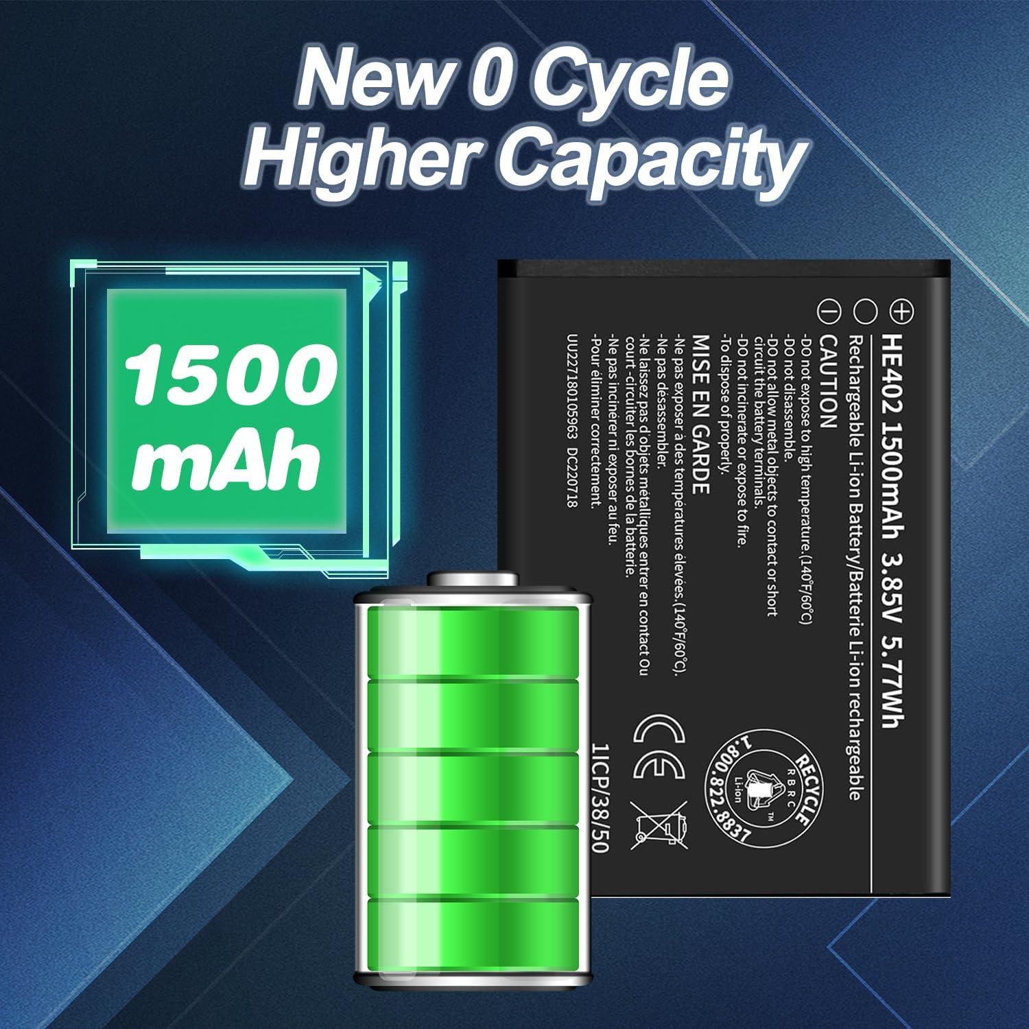 Batería de Reemplazo HE402 para AT&T Cingular Flex 1500mAh