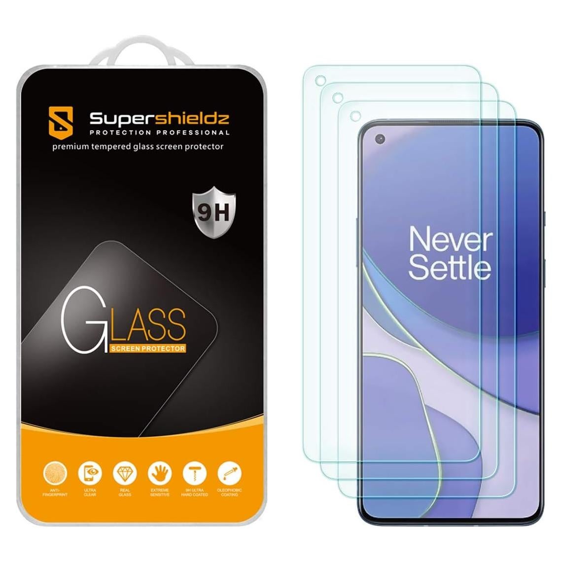 Protector de Pantalla Vidrio Templado Supershieldz para OnePlus 9
