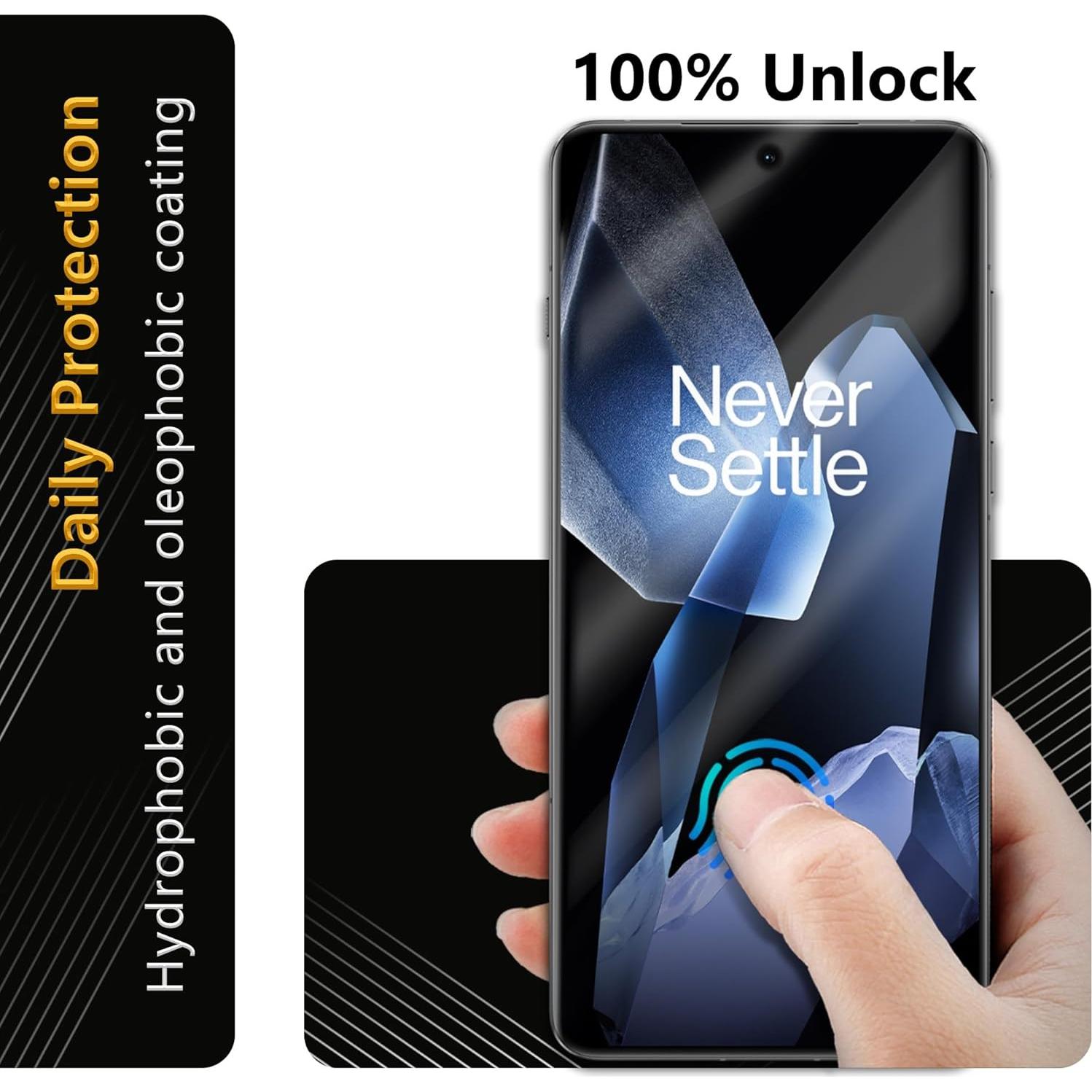 Protector de Pantalla JZG para OnePlus 13 - 3 Unidades, Anti-Rasguños