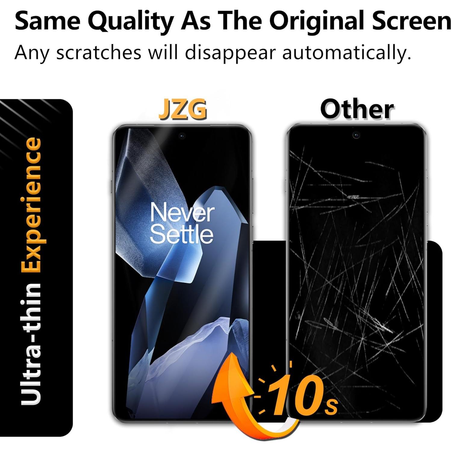 Protector de Pantalla JZG para OnePlus 13 - 3 Unidades, Anti-Rasguños