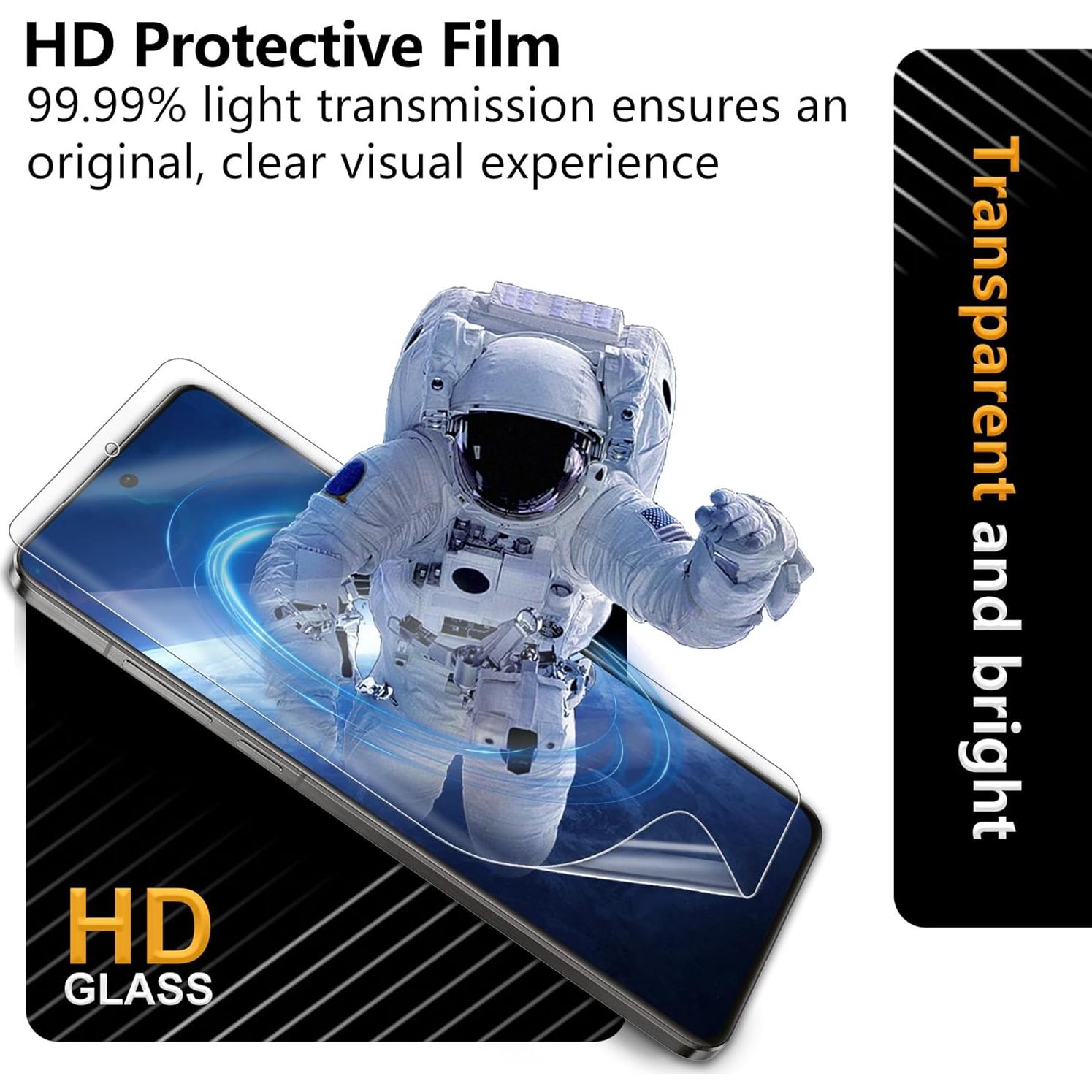 Protector de Pantalla JZG para OnePlus 13 - 3 Unidades, Anti-Rasguños