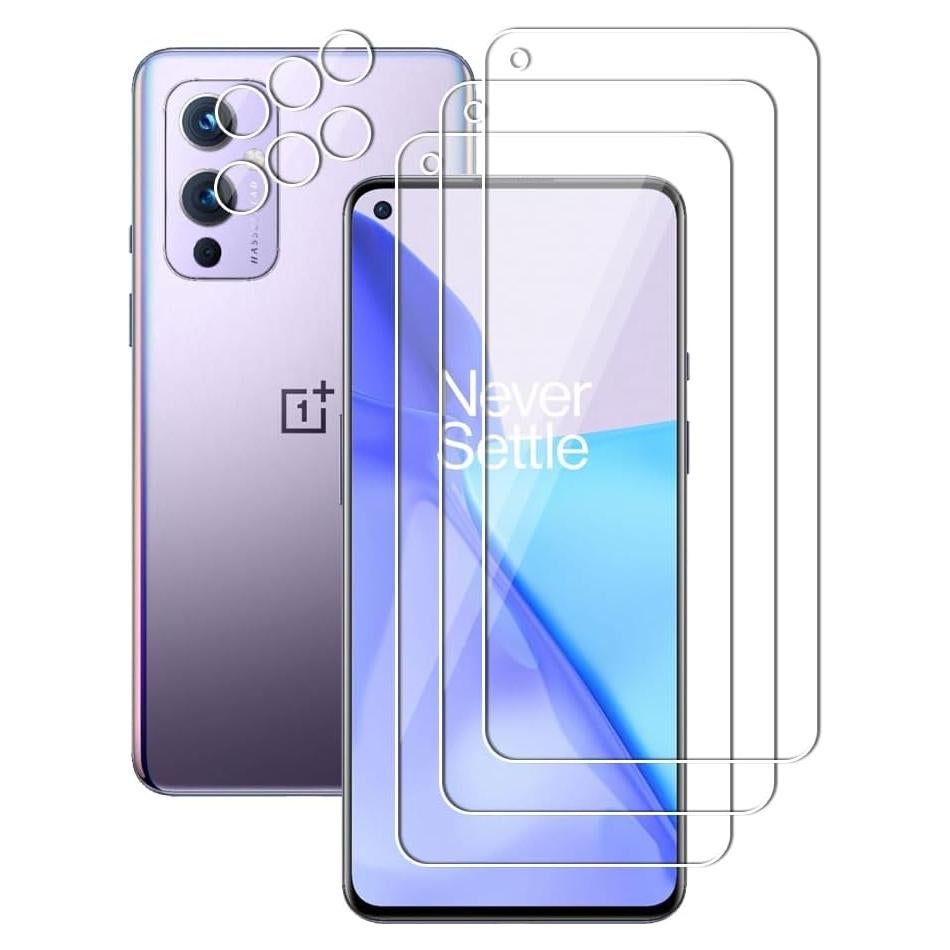 Protector de Pantalla y Lente OnePlus 9 5G - 6 Piezas 9H