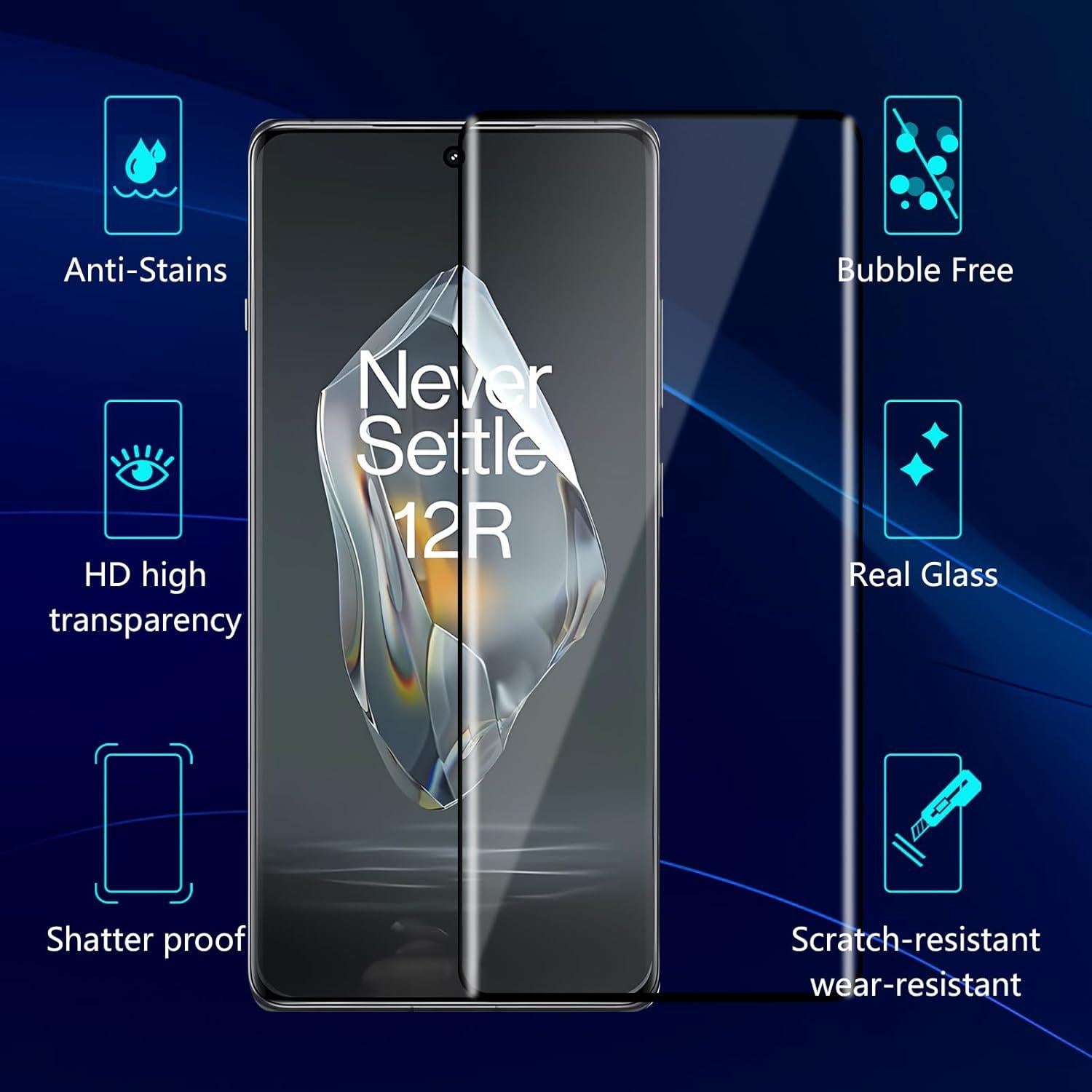 Protector de Pantalla Vidrio Templado U. EHome Oneplus 12R 3D