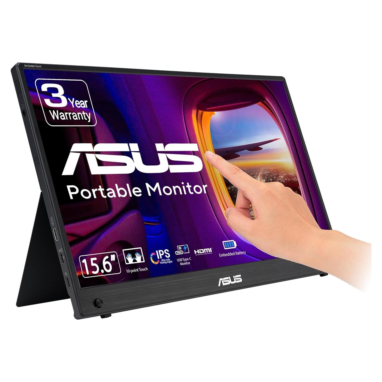 Monitor Portátil ASUS ZenScreen Touch 15.6" FHD IPS Batería