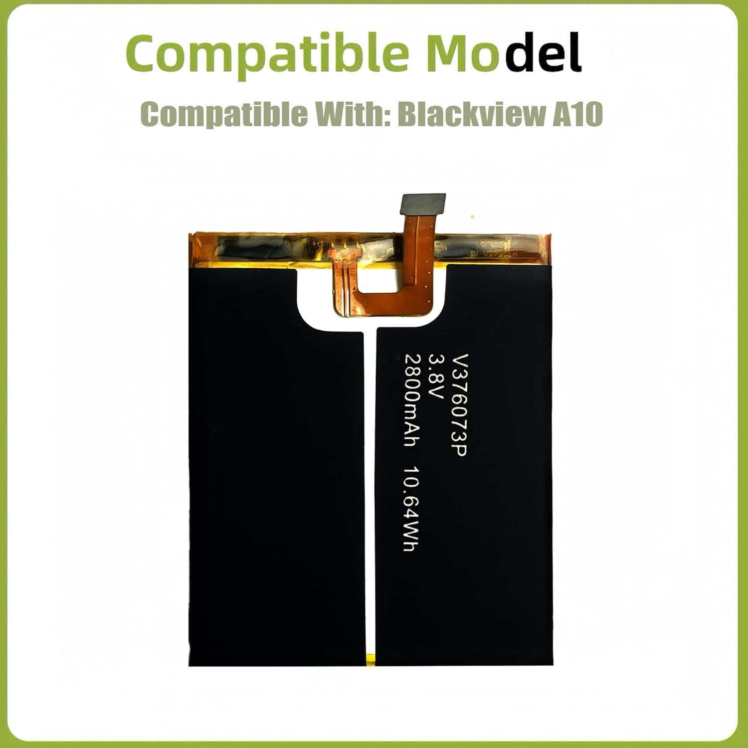 Batería Recargable V376073P 2800mAh para Blackview A10