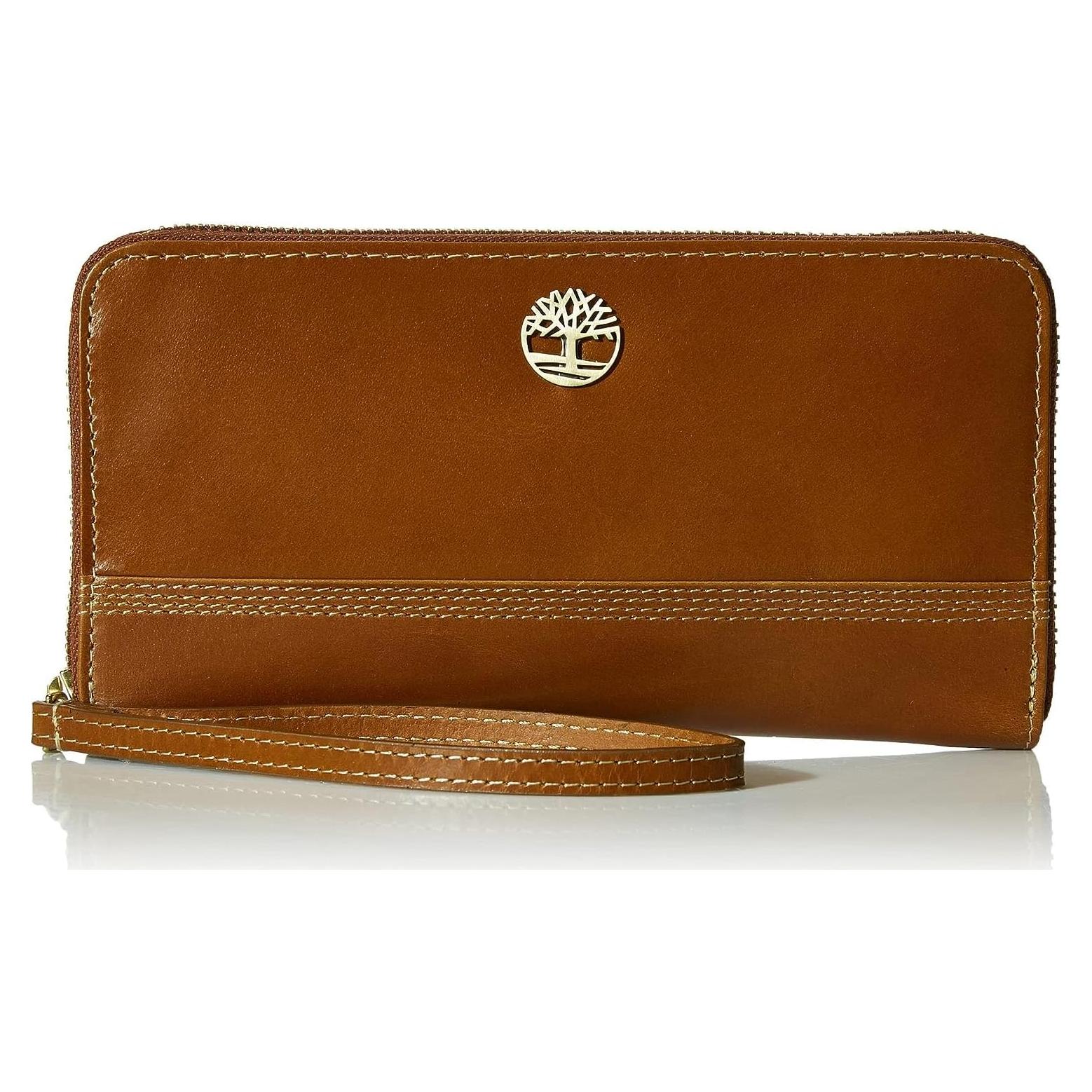 Cartera de Cuero RFID Timberland para Mujeres con Cierre