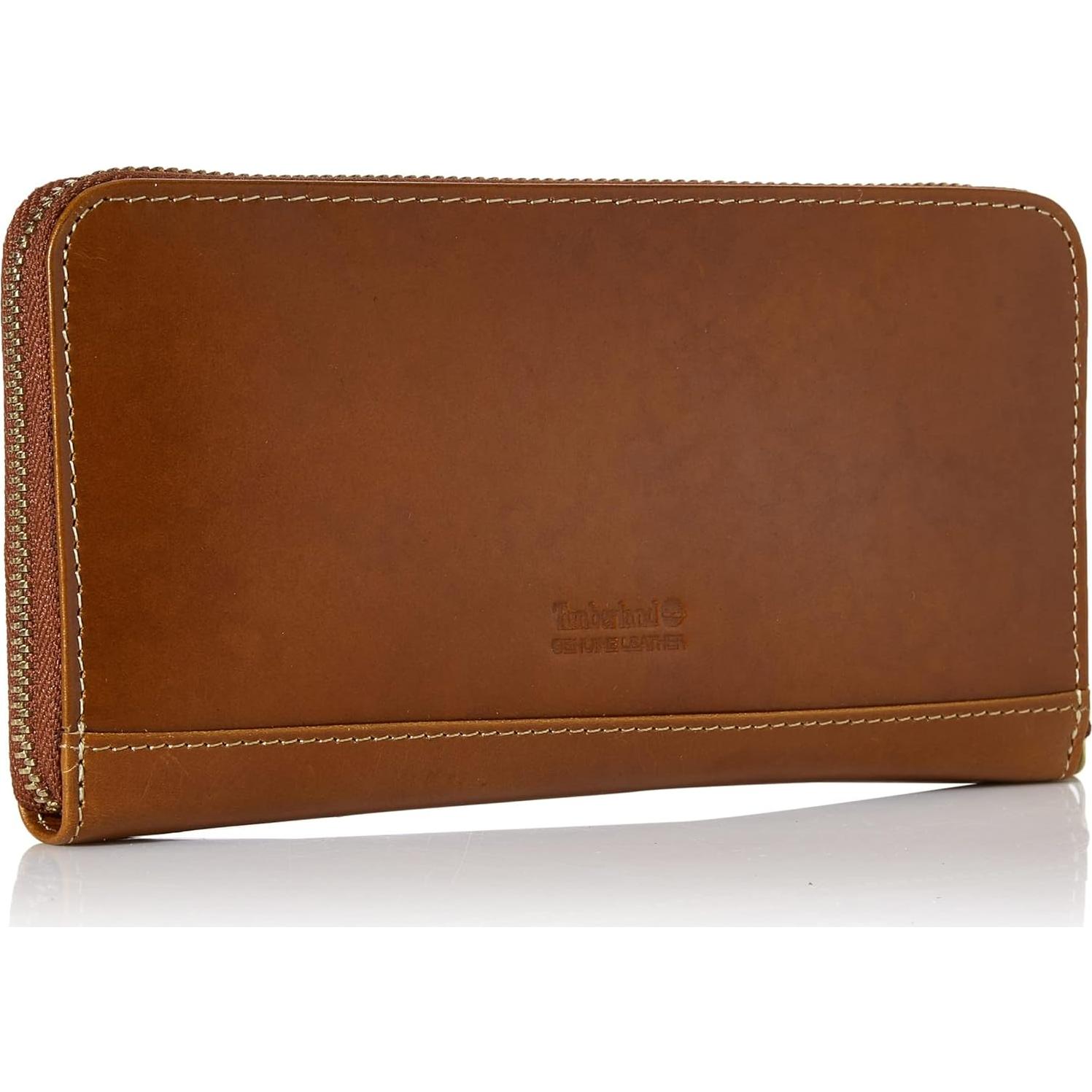 Cartera de Cuero RFID Timberland para Mujeres con Cierre