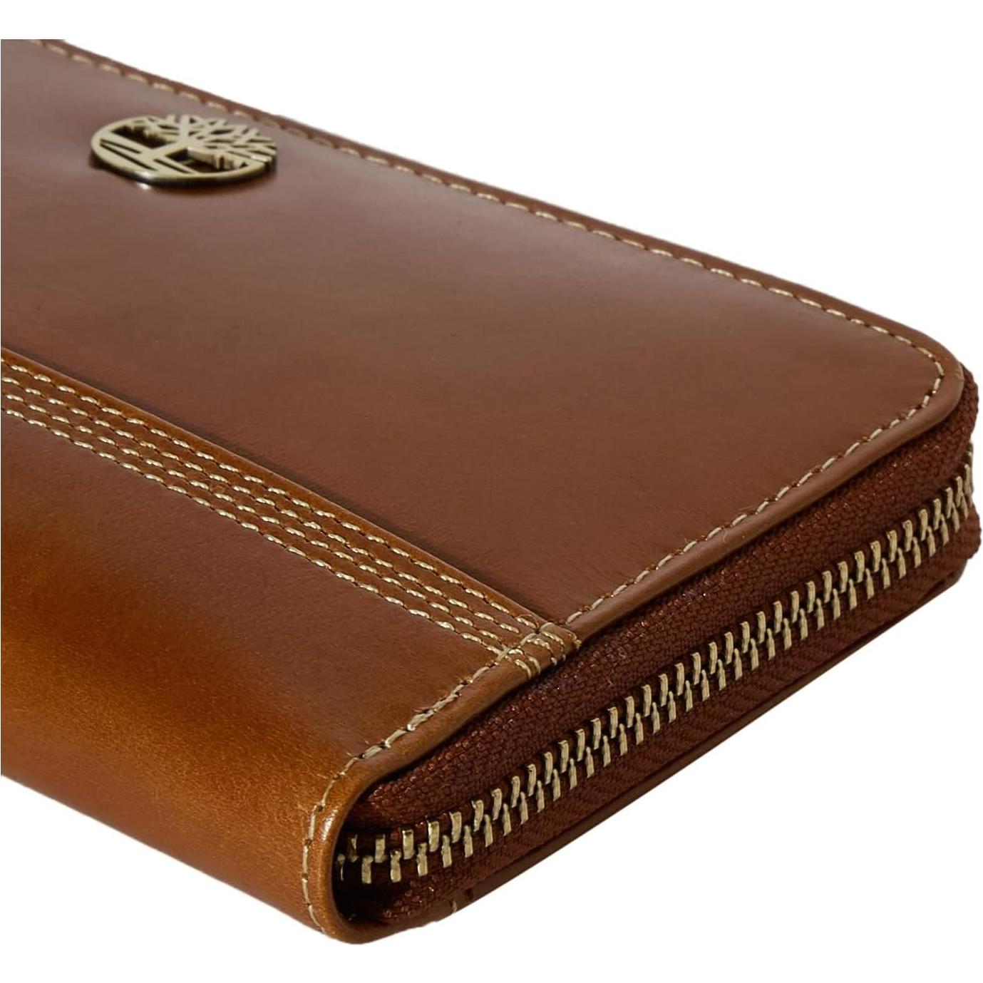 Cartera de Cuero RFID Timberland para Mujeres con Cierre