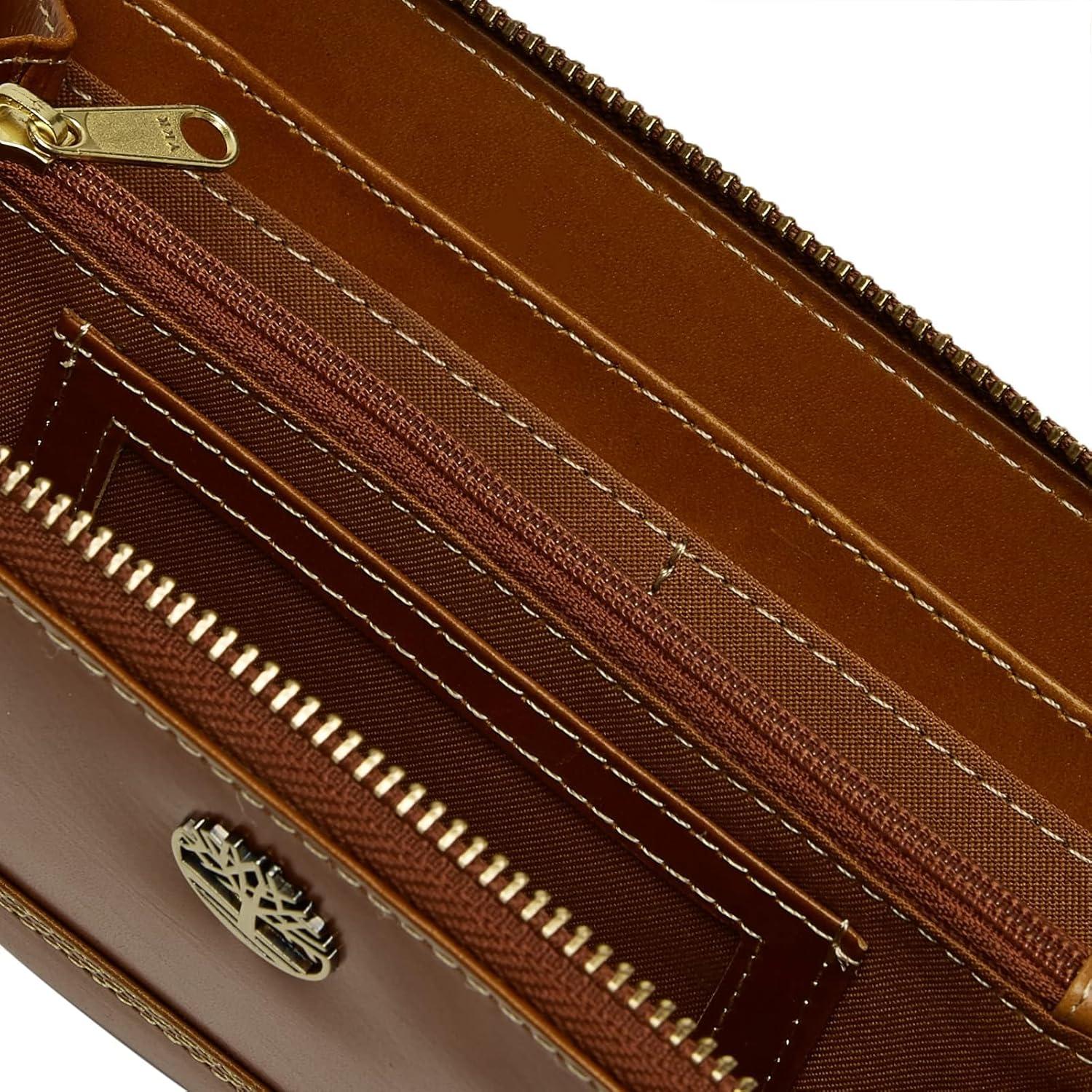 Cartera de Cuero RFID Timberland para Mujeres con Cierre