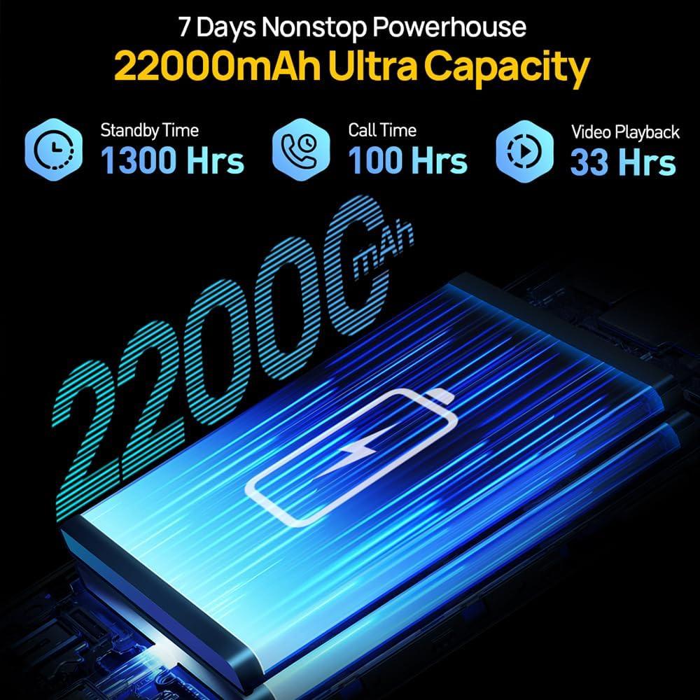 Ulefone Armor 24 Teléfono Resistente 22000mAh 24GB RAM 256GB