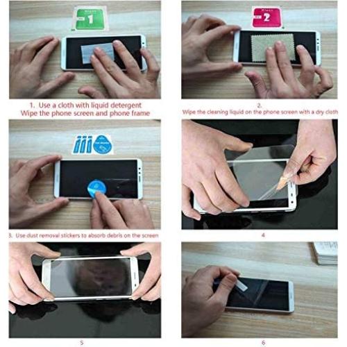 Paquete de 5 Protectores de Pantalla Vidrio Templado AQGG para vivo V21