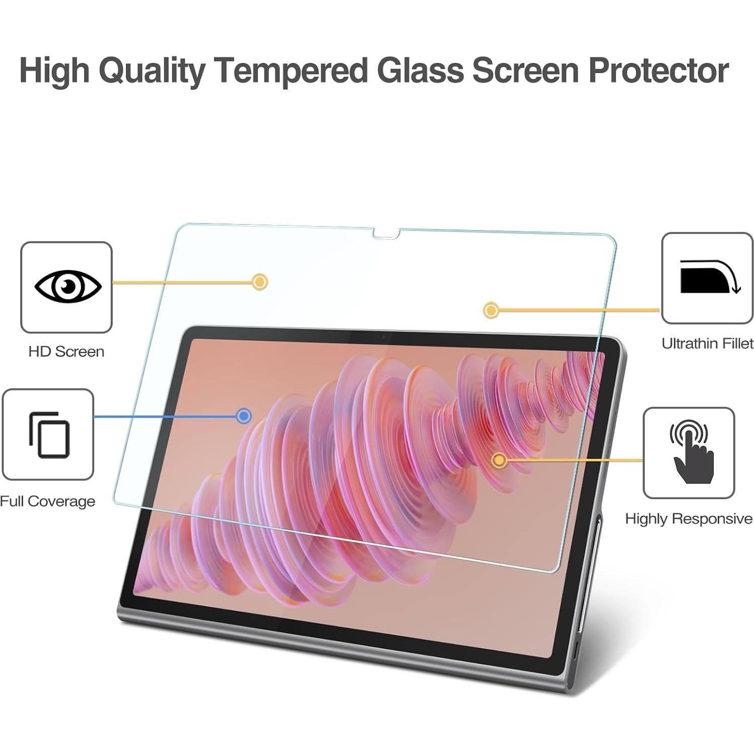 Protector de Pantalla Vidrio Templado ProCase para Lenovo Tab Plus 11.5" 2024