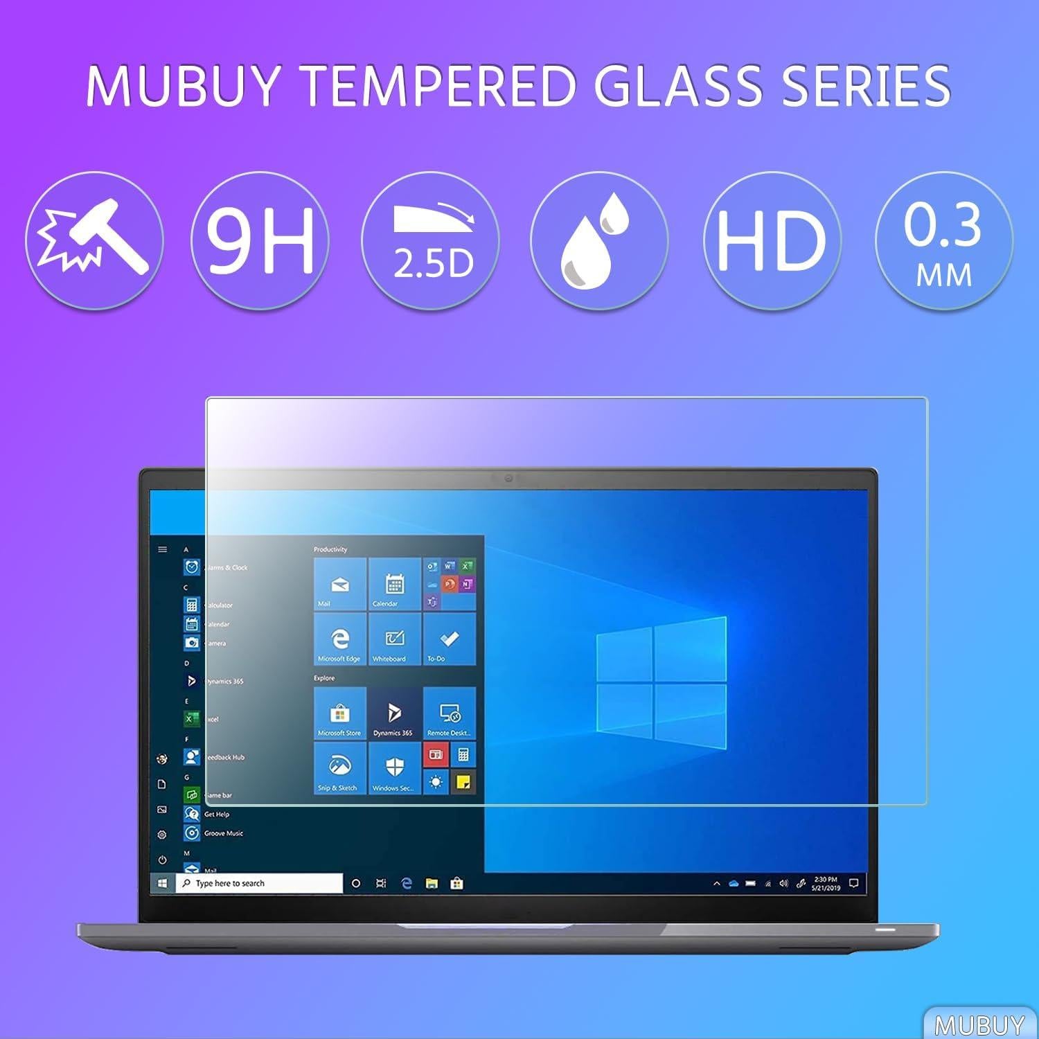 Protector de Pantalla Vidrio Templado MUBUY 15.6" para Lenovo