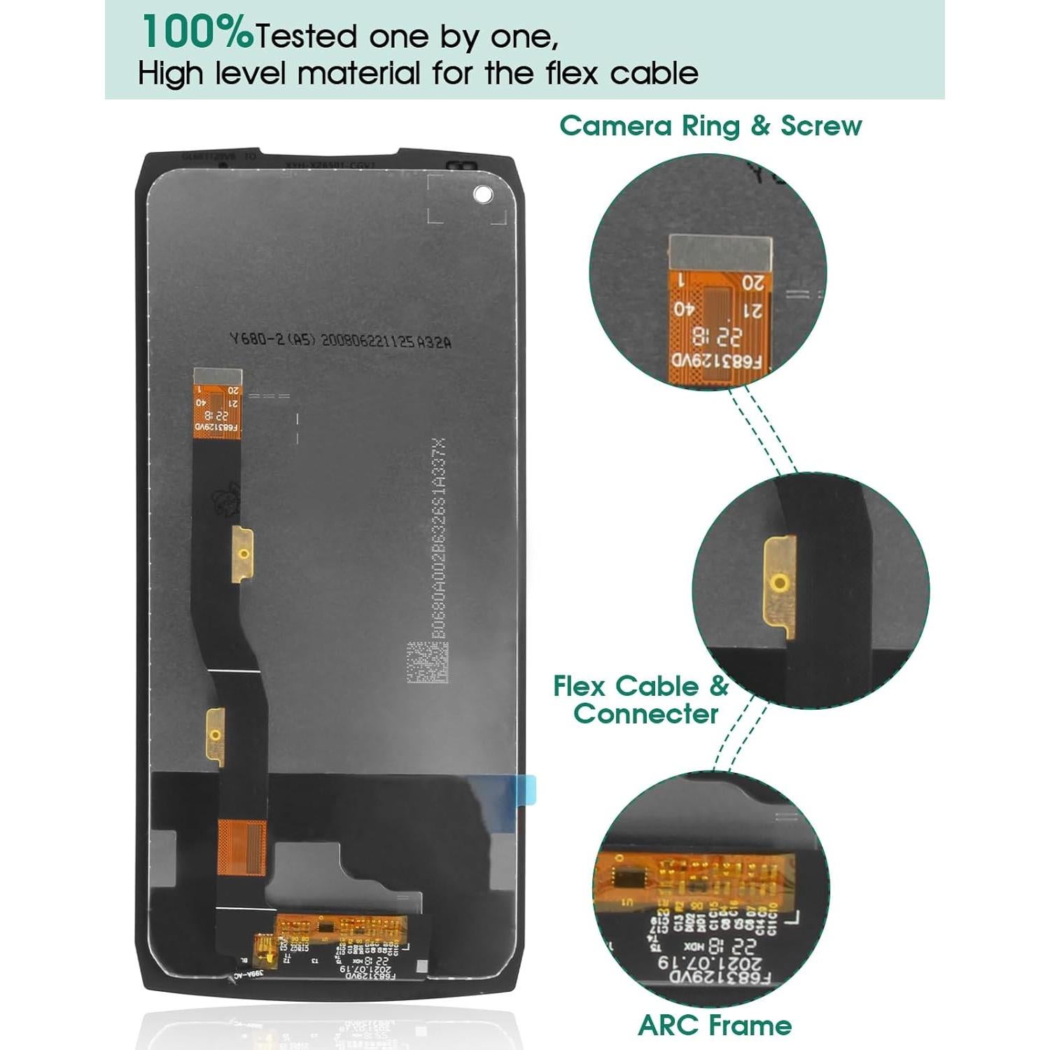 Reemplazo Pantalla LCD Ulefone Power Armor 13 6.81" Negro