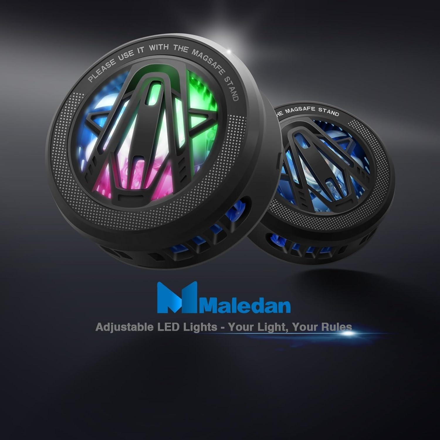 Cargador Inalámbrico Maledan Qi2 15W con Enfriador para iPhone