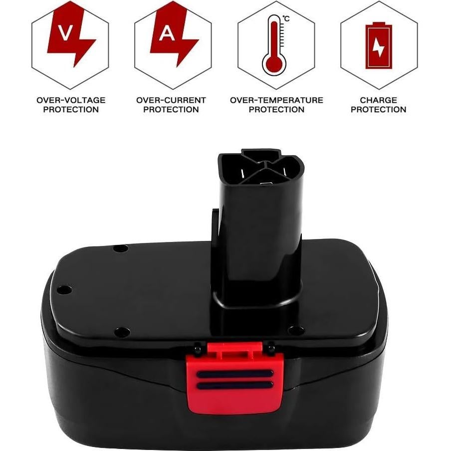 Batería Vanon C-3 4.8Ah 19.2V Ni-MH para Craftsman