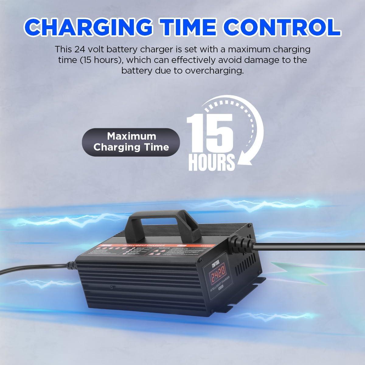 Cargador de Batería Inteligente CMTOOL 24V 20A Automático