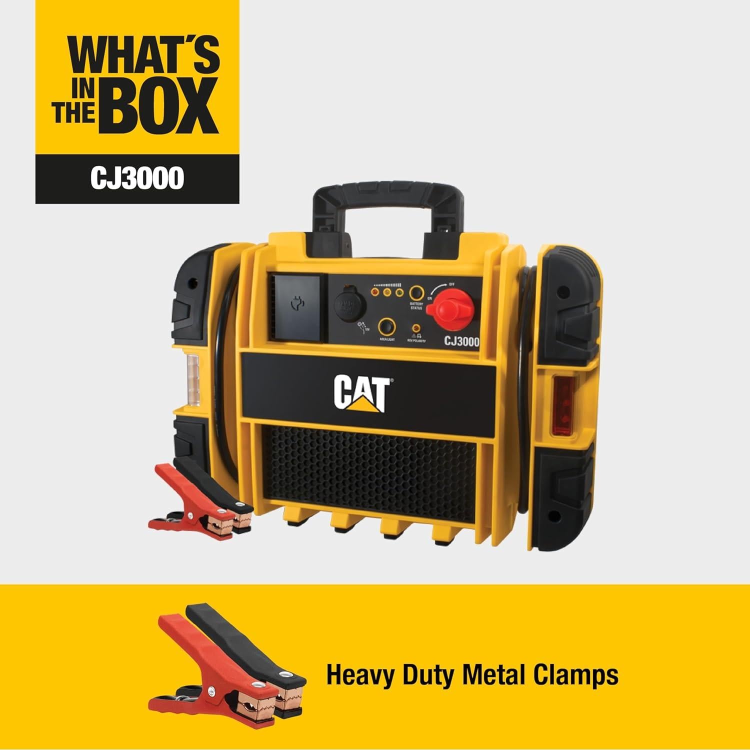 Arrancador de Batería CAT CJ3000 2000A Pico 1000A Instantáneo