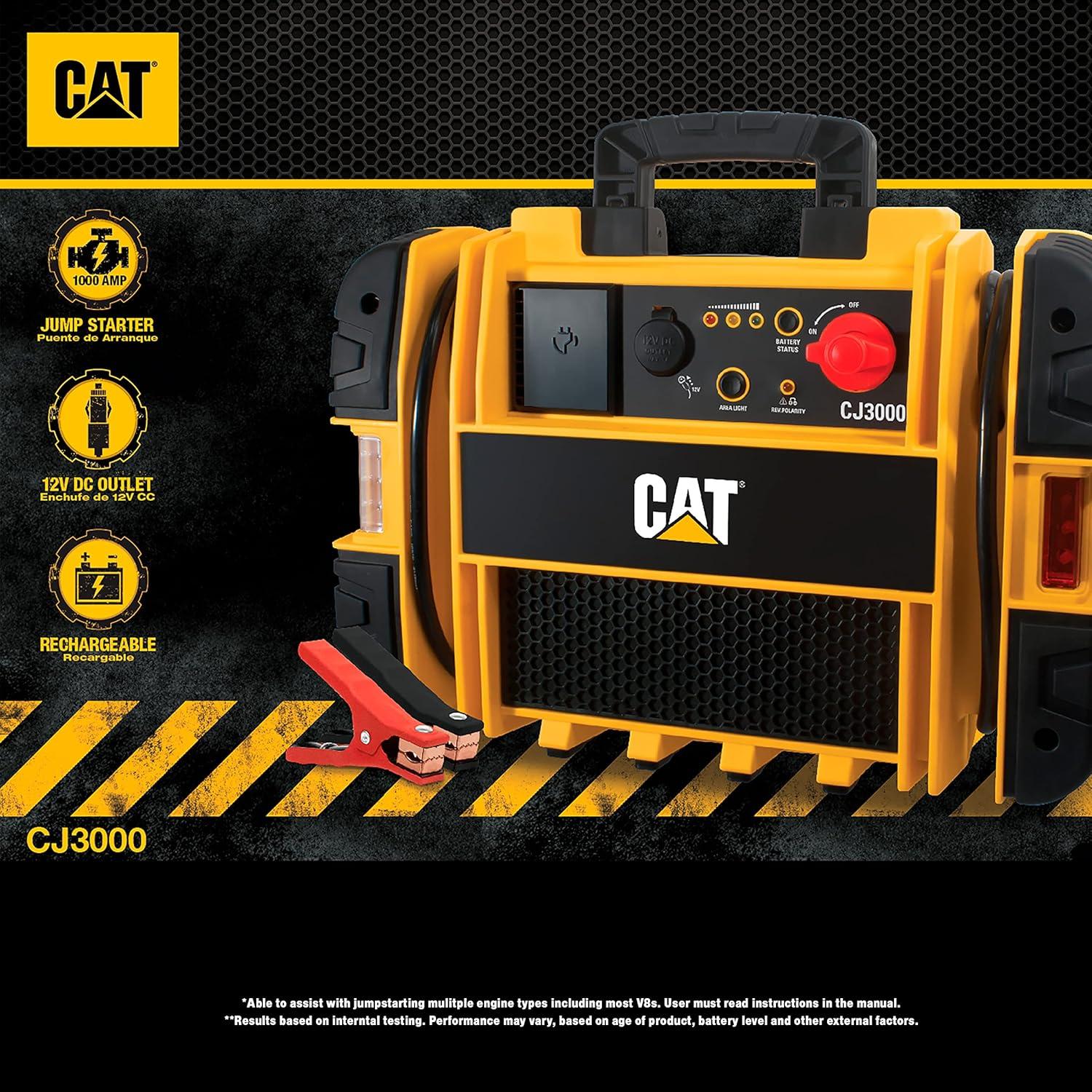 Arrancador de Batería CAT CJ3000 2000A Pico 1000A Instantáneo