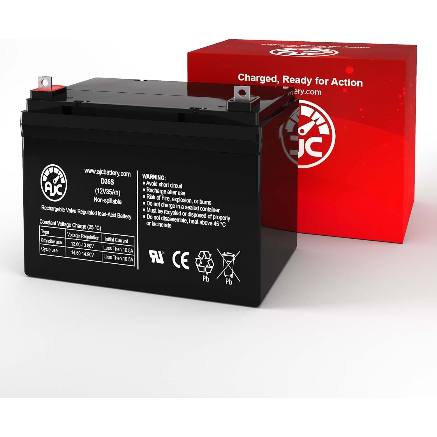 Batería AJC 12V 35Ah para Scooter Dalton Primechair