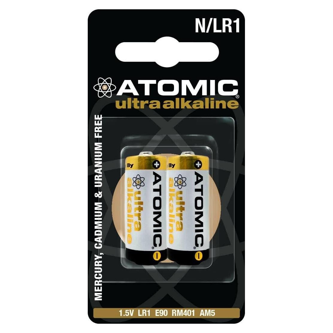 Baterías Ultra Alcalinas ATOMIC N - LR1 1.5V (2 Unidades)