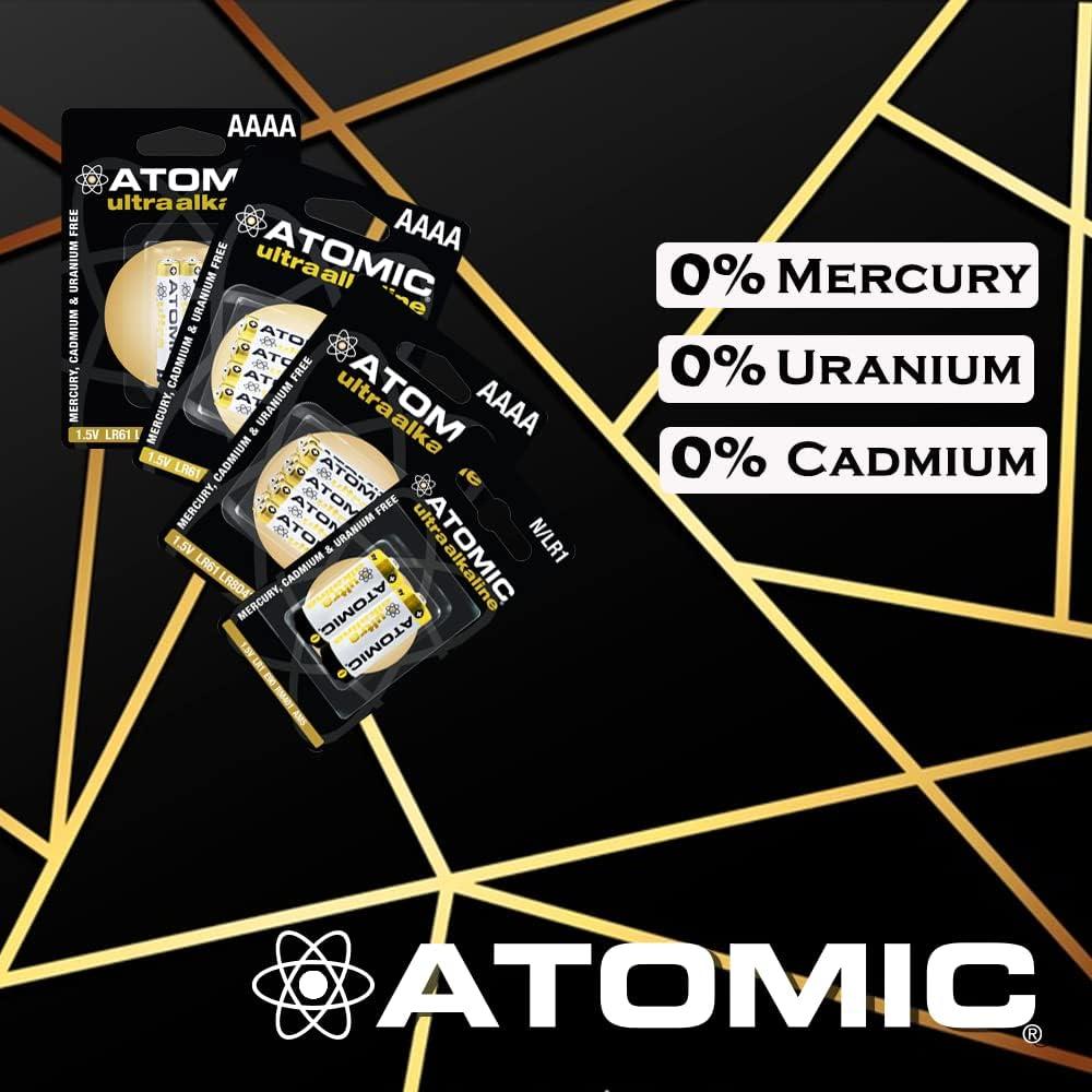 Baterías Ultra Alcalinas ATOMIC N - LR1 1.5V (2 Unidades)
