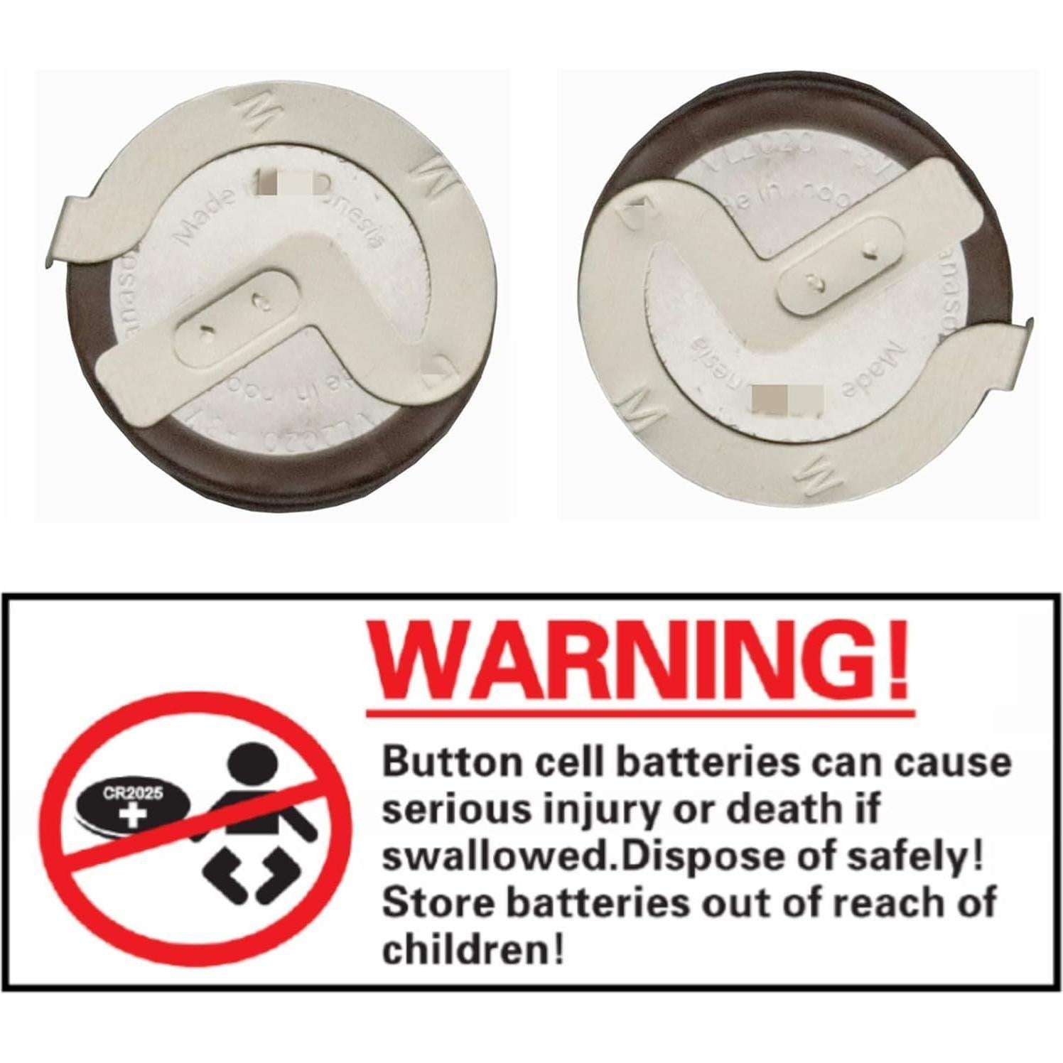 Batería Recargable VL2020 2 Pcs 3V 20mAh para Llave BMW