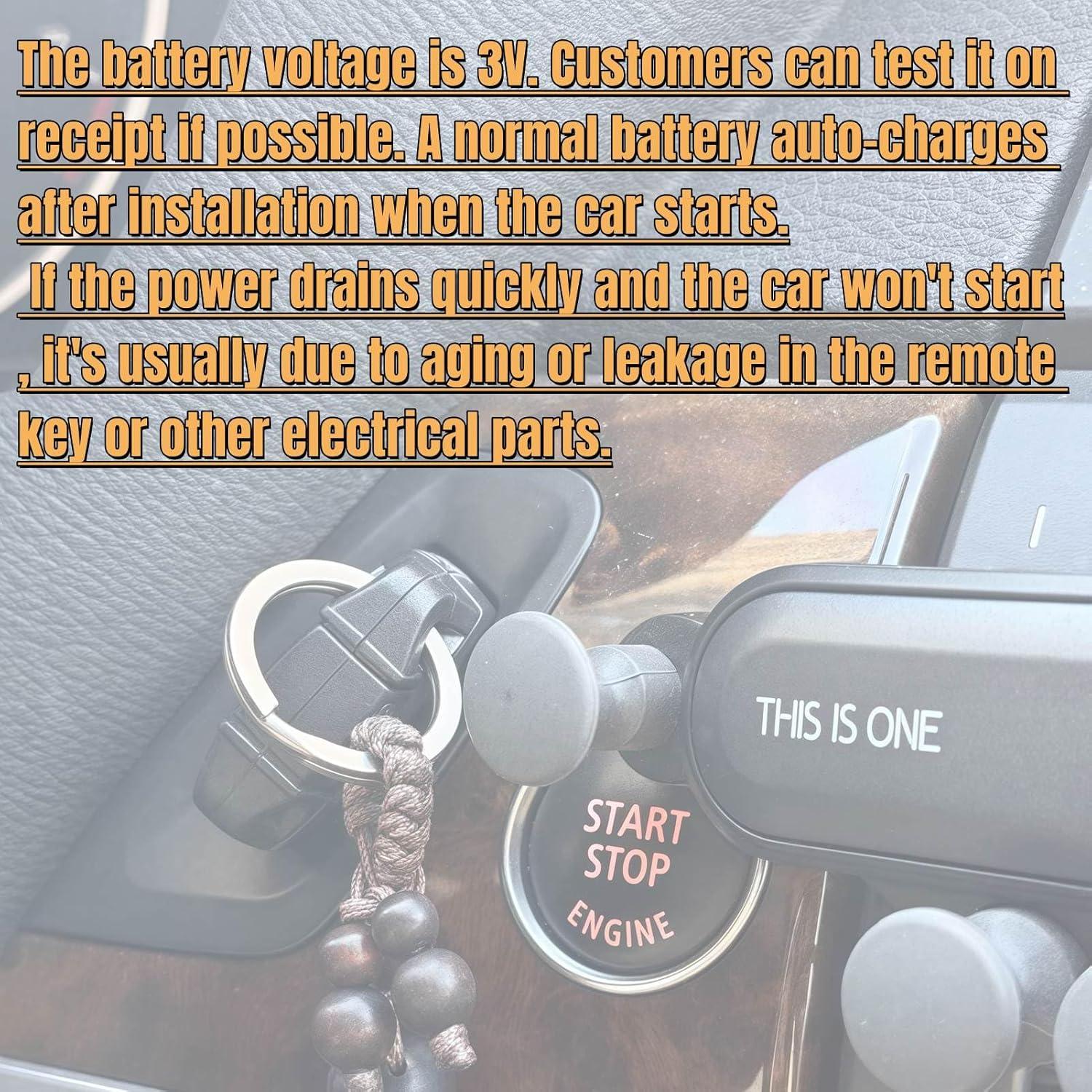 Batería Recargable VL2020 2 Pcs 3V 20mAh para Llave BMW