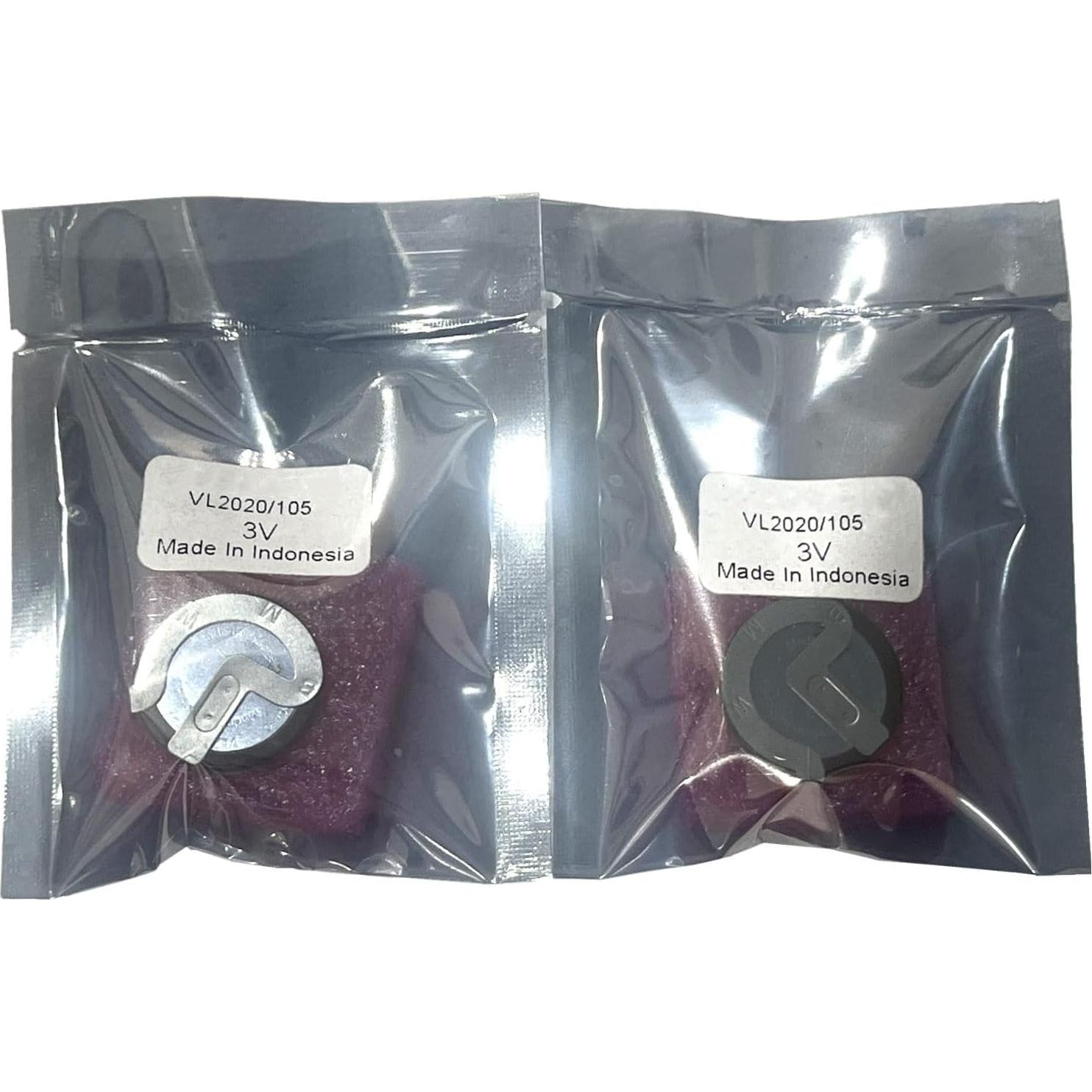 Batería Recargable VL2020 2 Pcs 3V 20mAh para Llave BMW