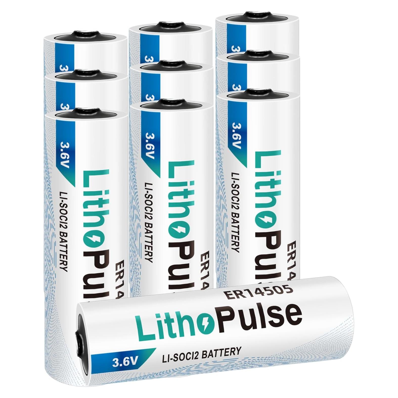 Paquete de 10 Baterías de Litio ER14505 3.6V 2700mAh