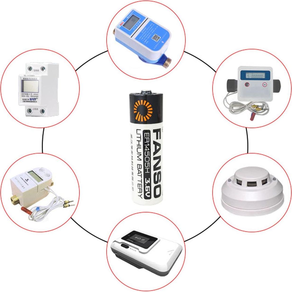 Batería de Litio Giobbiy ER14505H 3.6V 2700mAh No Recargable