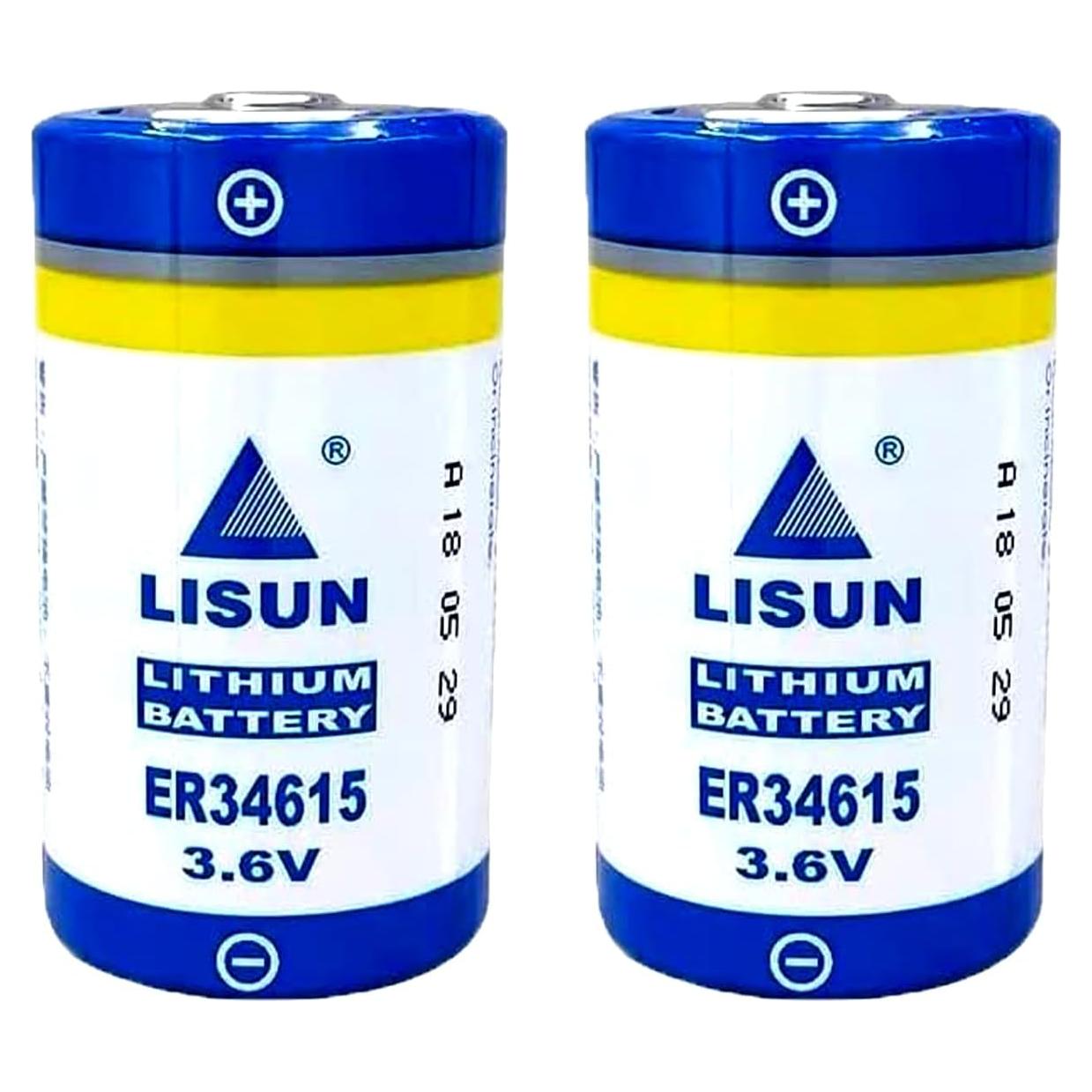 Batería de Litio D ER34615 3.6V 19000mAh 2-Pack MAXICHUN