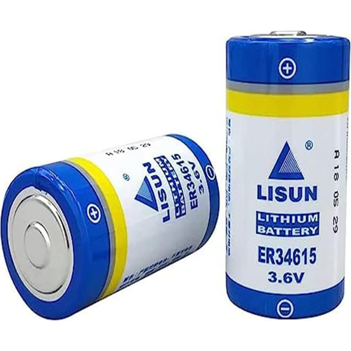 Batería de Litio D ER34615 3.6V 19000mAh 2-Pack MAXICHUN