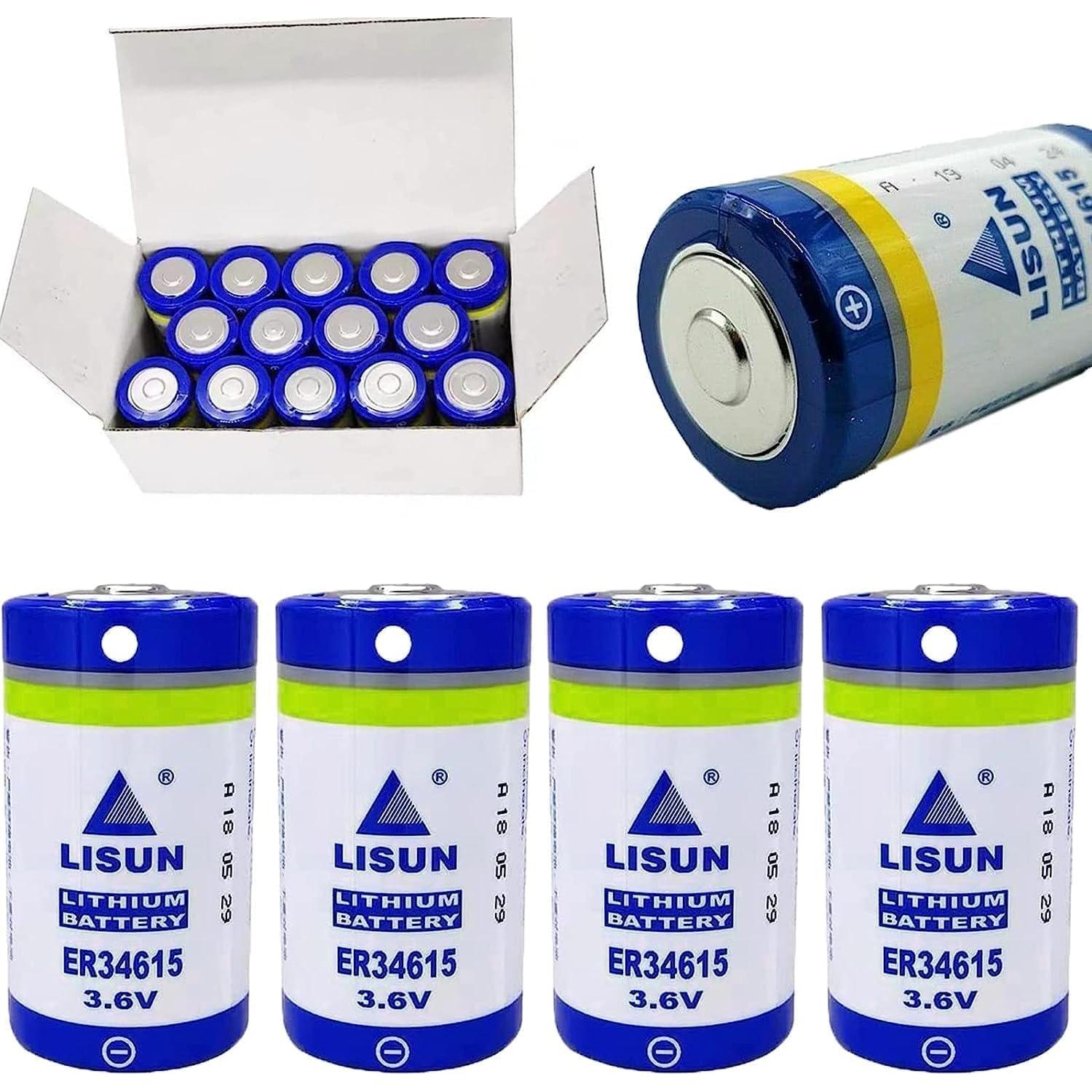 Batería de Litio D ER34615 3.6V 19000mAh 2-Pack MAXICHUN