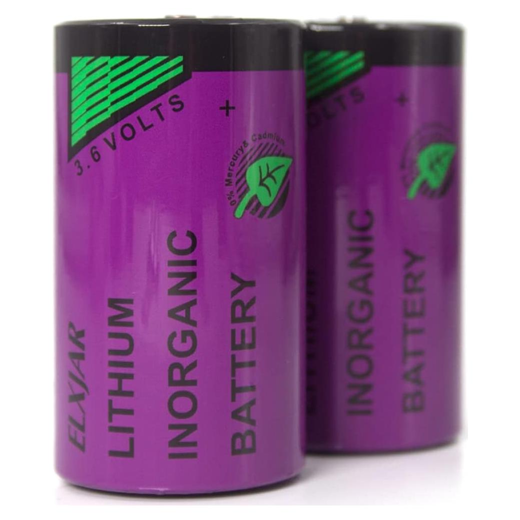 Batería de Litio No Recargable elxjar TL-5930 3.6V 19Ah 2-Pack