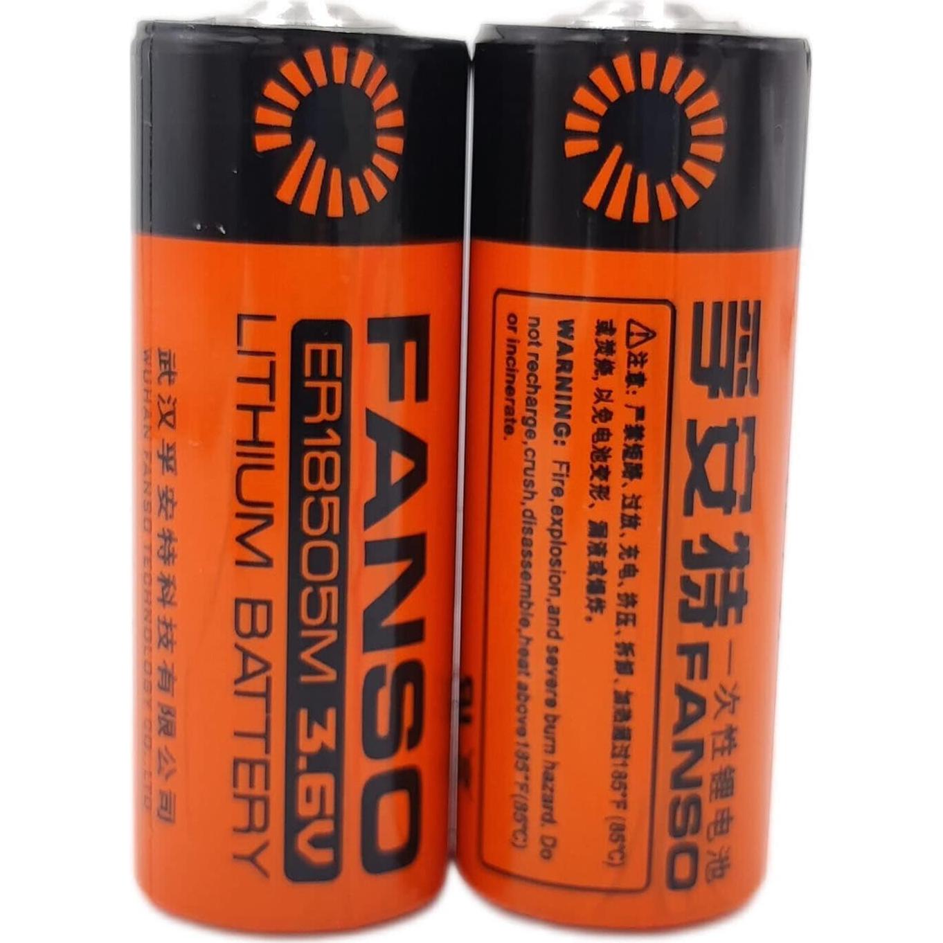 Paquete de 4 Baterías de Litio No Recargables 3.6V 3500mAh ER18505M