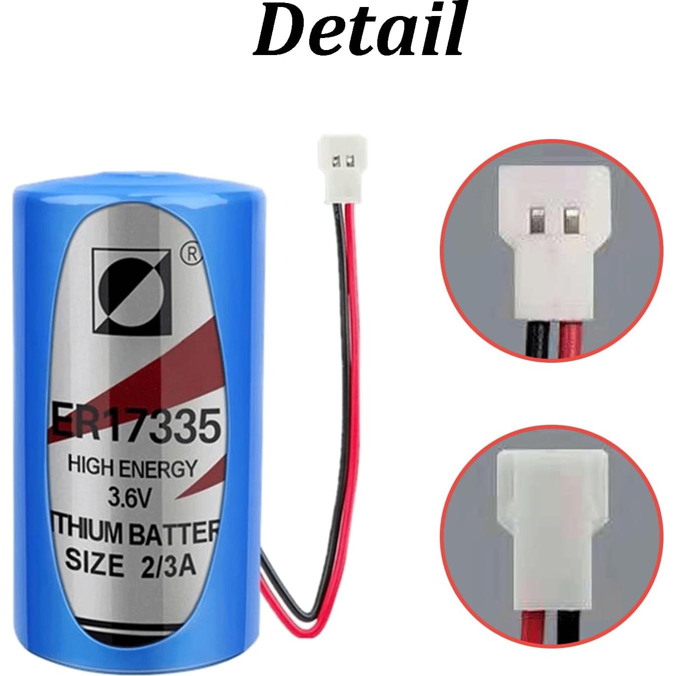 Batería de Litio 3.6V 2100mAh XXSTAR ER17335 para Control Industrial