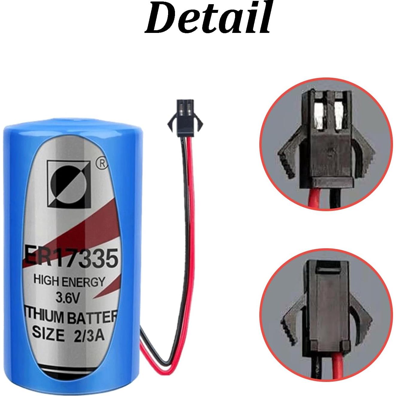 Batería de Litio 3.6V 2100mAh XXSTAR ER17335 para Control Industrial
