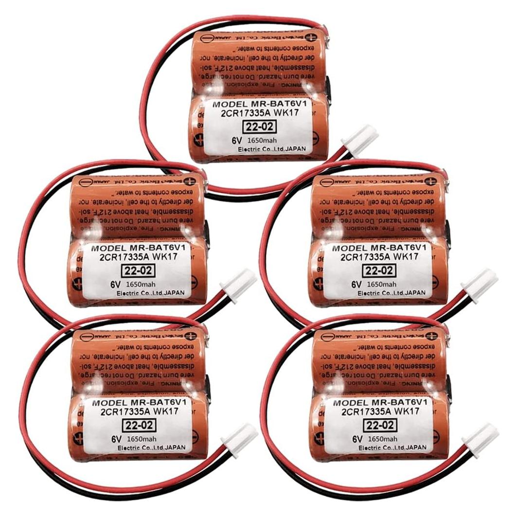 Batería de Litio 6V 1650mAh MR-BAT6V1 2CR17335A - 5 Piezas