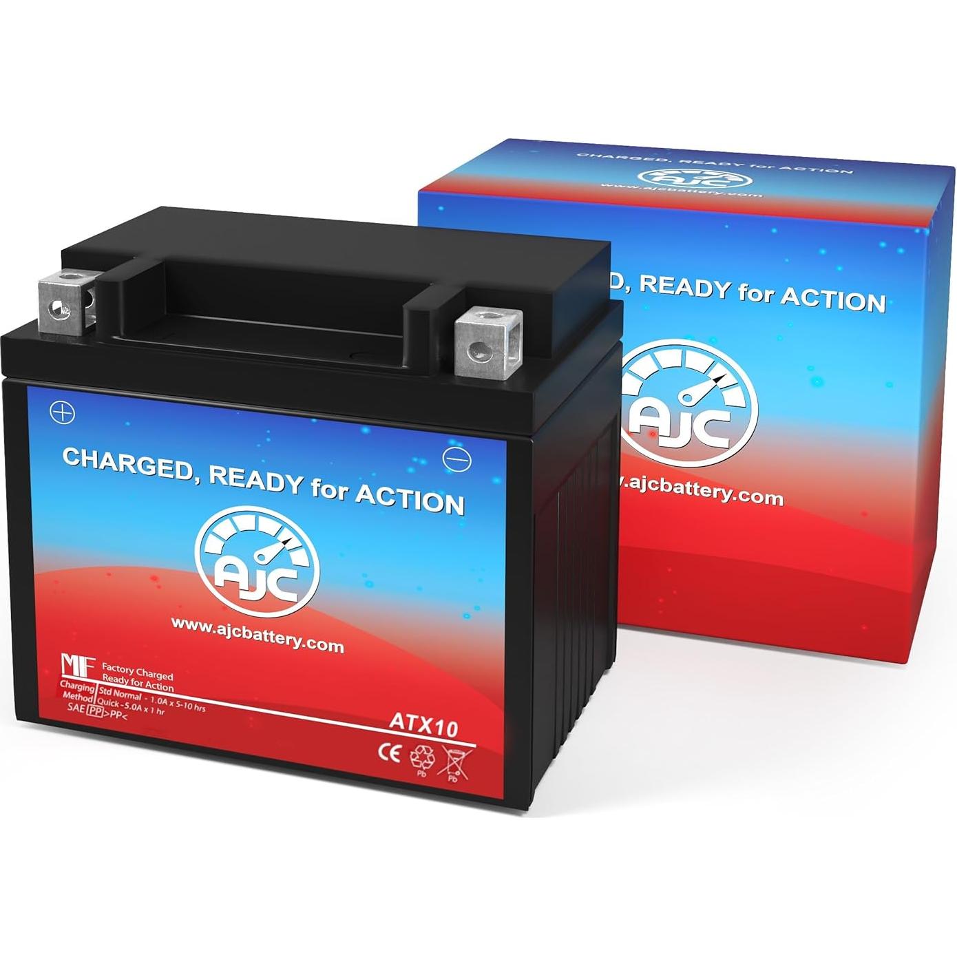 Batería AJC Powersports 12V 3.72kg Modelo AJC-PS-ATX10