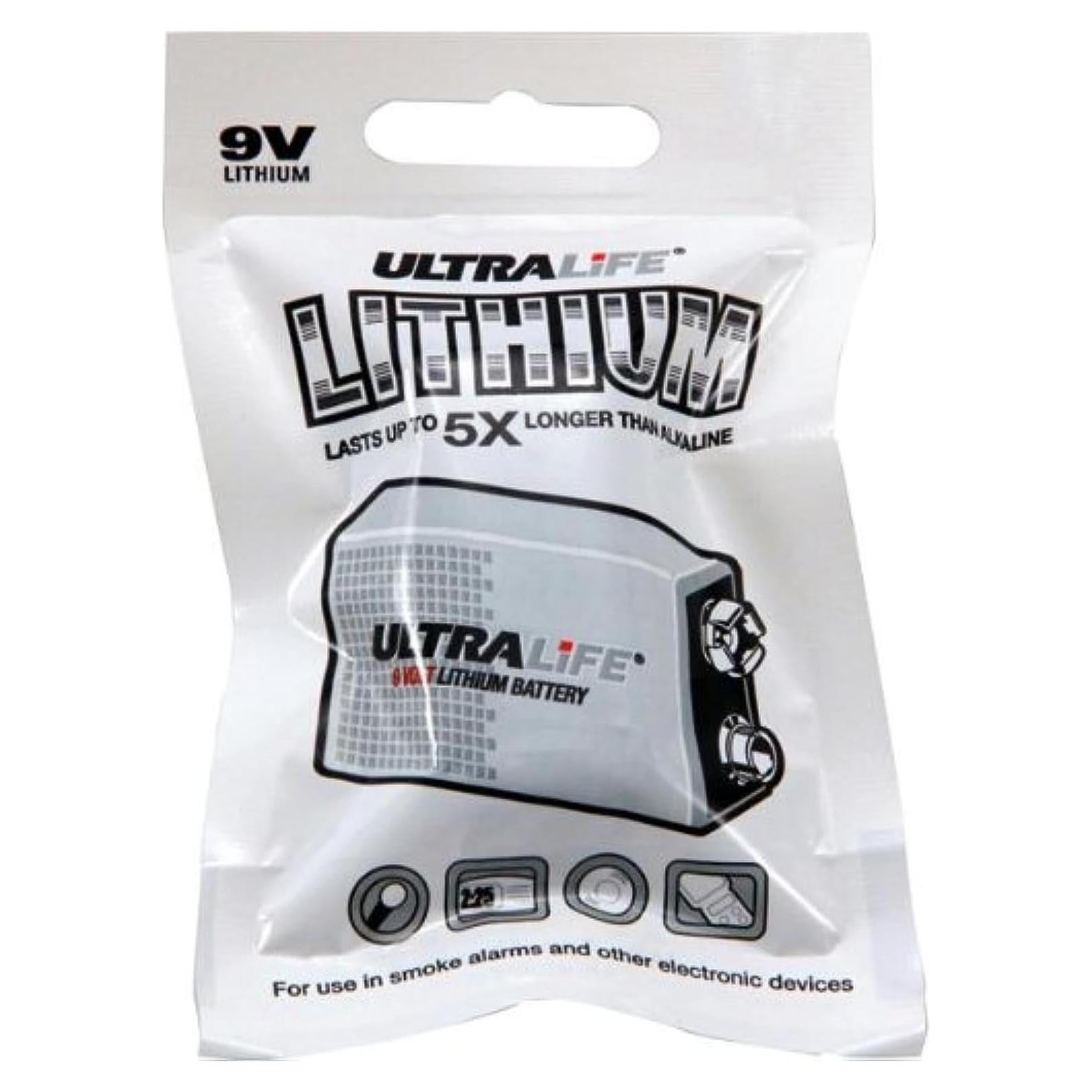 Batería de Litio 9V UltraLife LJKV0021MS - Larga Duración