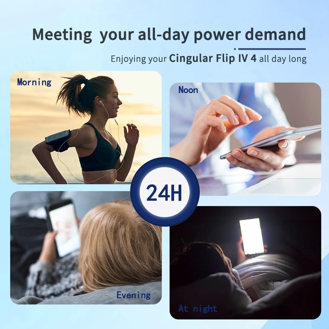 Batería de Reemplazo ITMBET TL14H5044357W 1650mAh para AT&T Cingular Flip IV