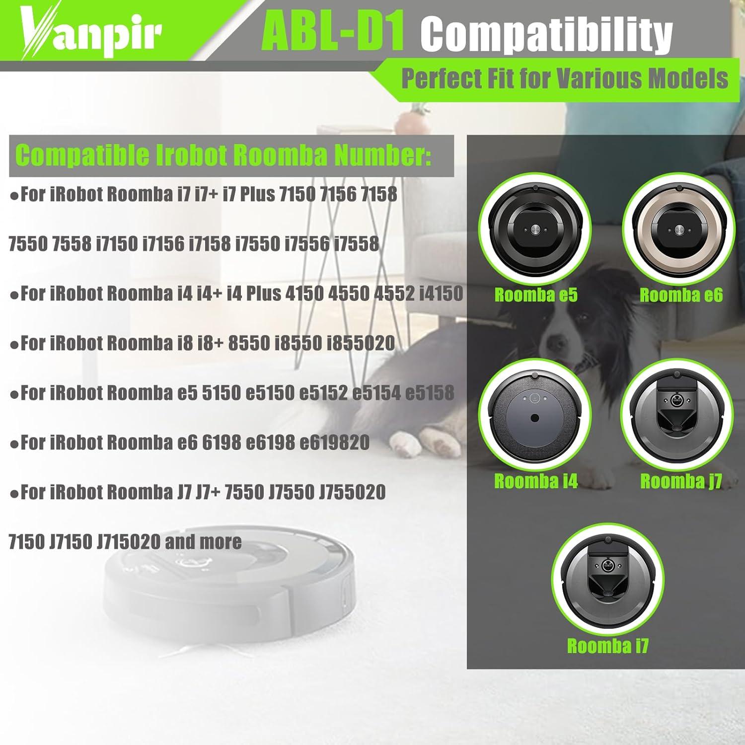 Batería de Litio Ion ABL-D1 para iRobot Roomba i7 j7 e5 e6