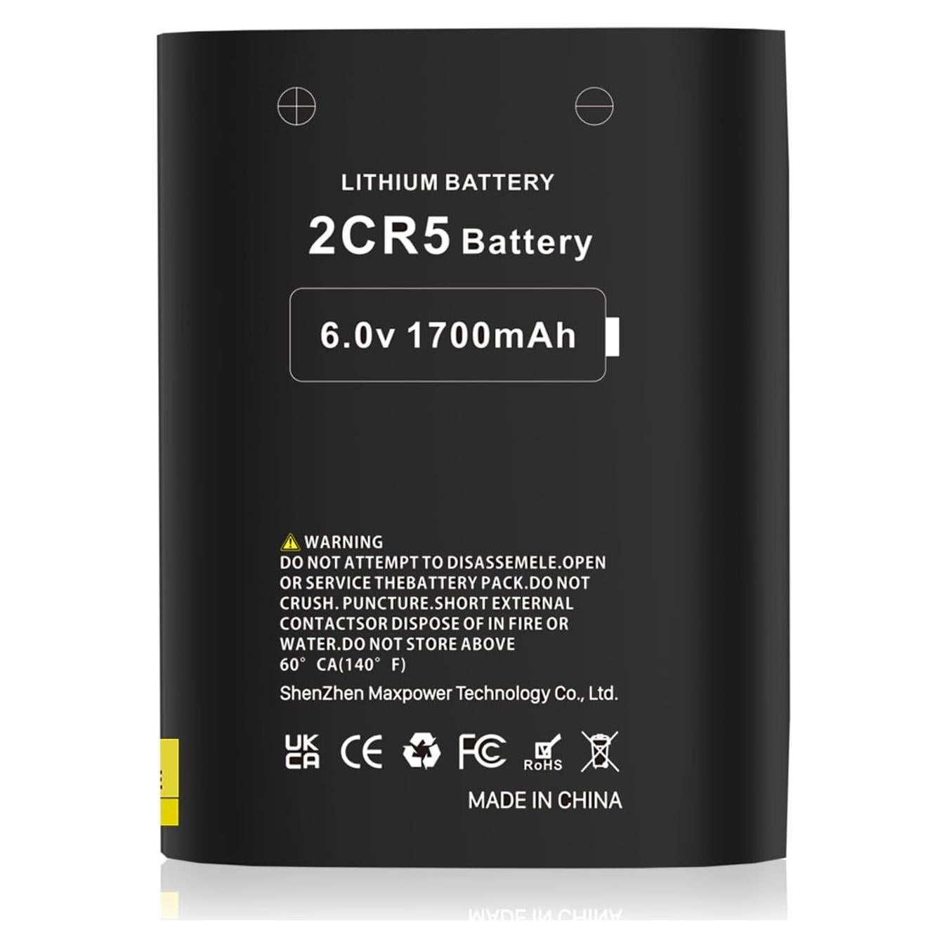 Batería 2CR5 KOOAQQ 1700mAh 6V Reemplazo para Cámara
