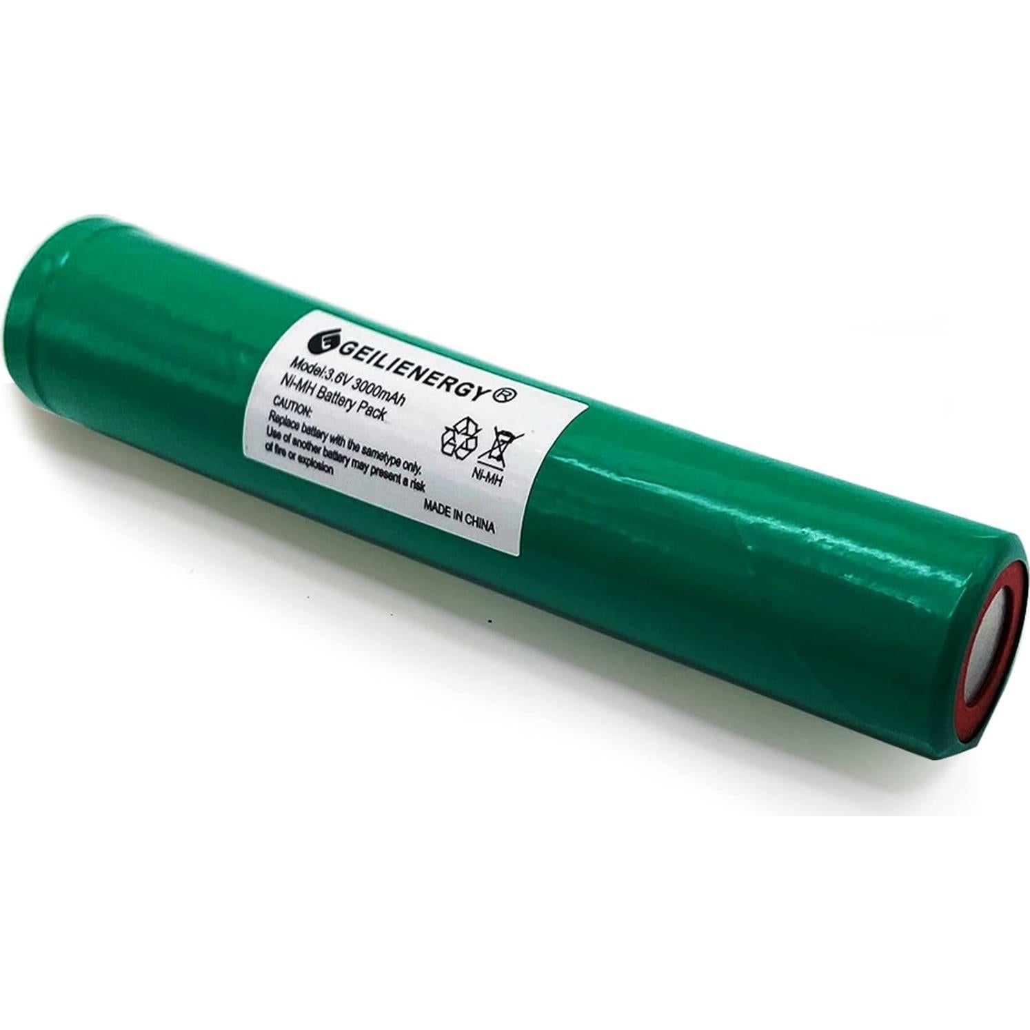Batería recargable GEILIENERGY 3.6V 3000mAh para Streamlight 75375