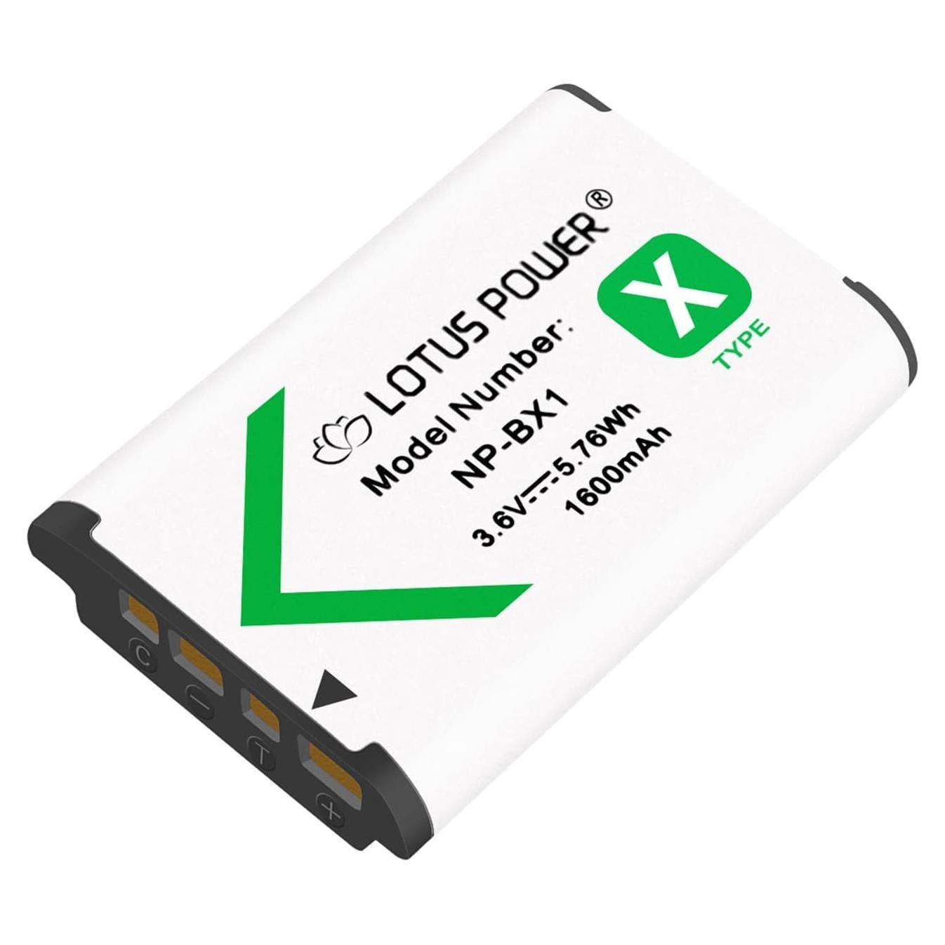 Batería de Ión de Litio NP-BX1 LOTUS POWER para Sony