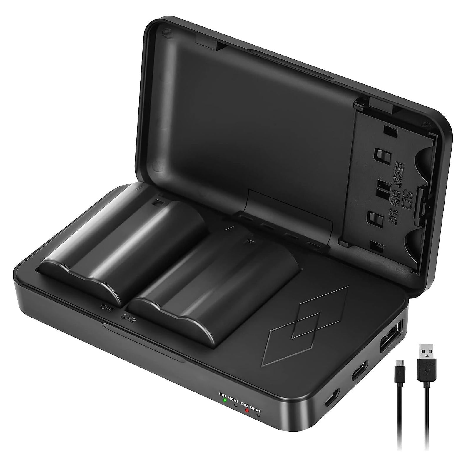 Paquete de 2 Baterías EN-EL15C y Cargador JYJZPB para Nikon