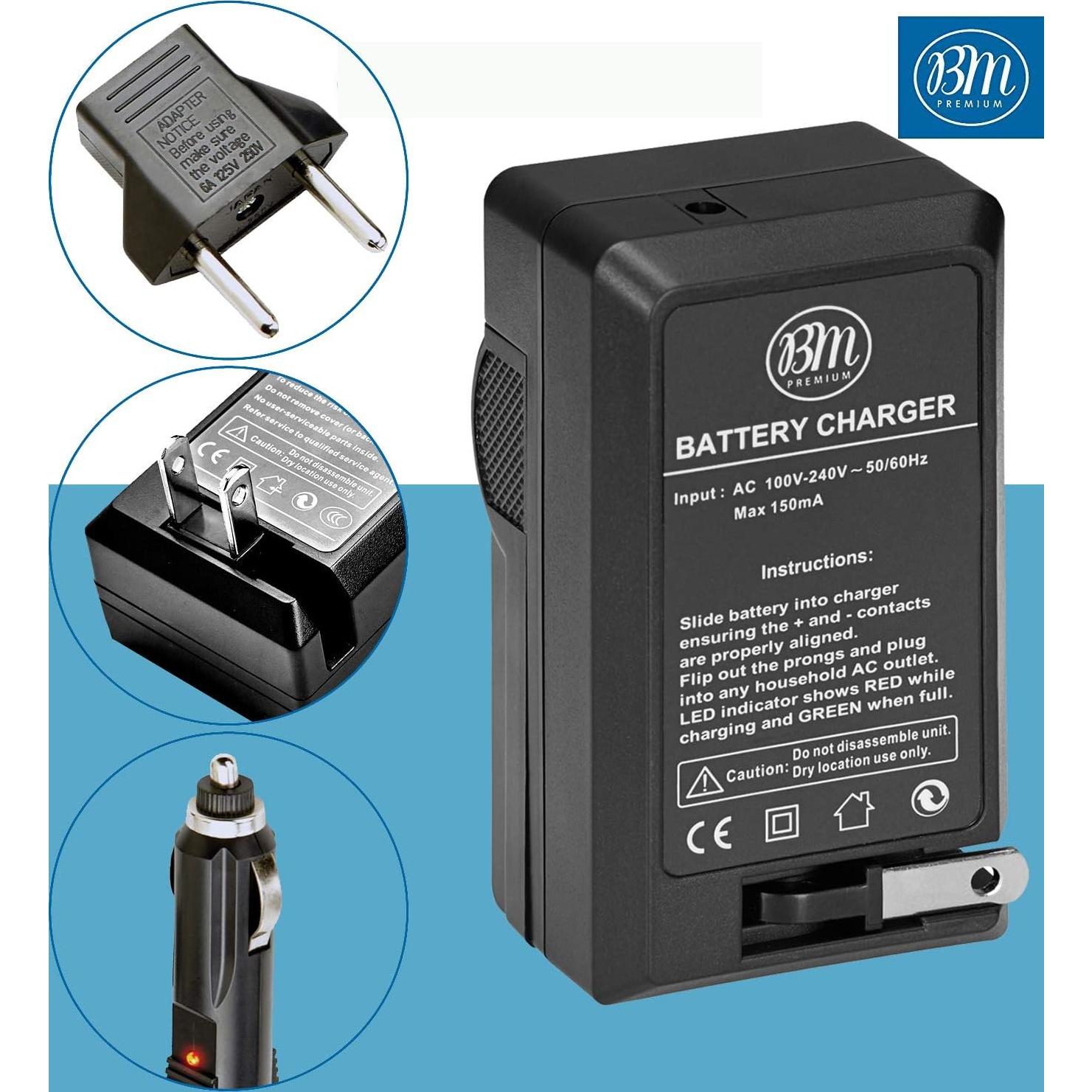 BM Premium Kit de 2 Baterías EN-EL15 y Cargador para Nikon