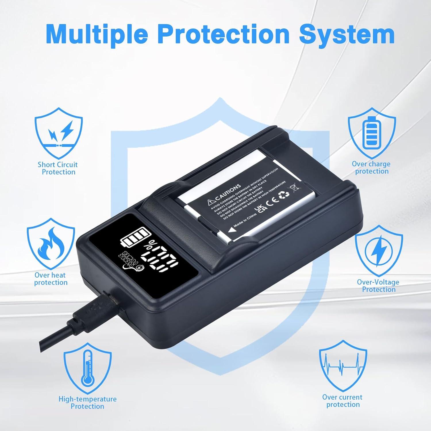 Batería y Cargador Pickle Power NB-11L para Canon 900mAh